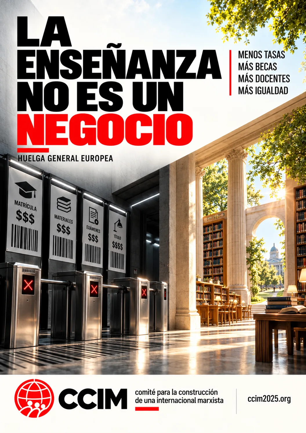 La enseñanza no es un negocio