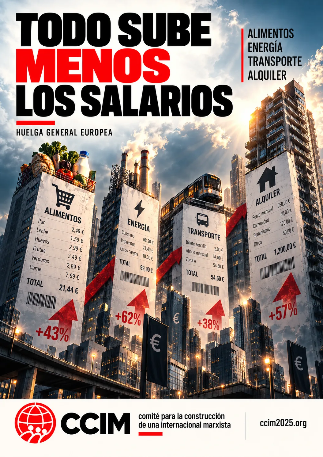 Todo sube menos los salarios